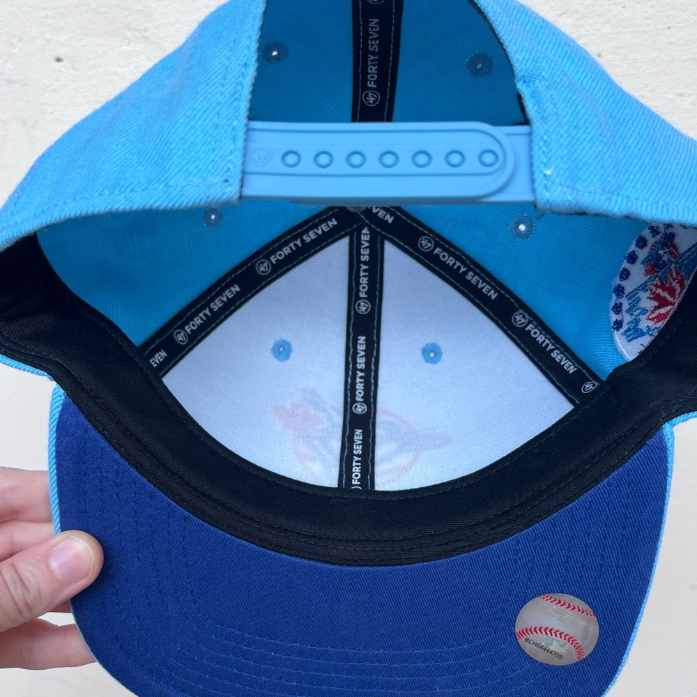 Baby Blue Toronto Blue Jays 1991 All Star Game Cooperstown Snapback Hat - Picture 7 of 12